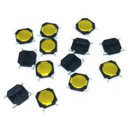 50pcs 4x4x0.8mm Tact Switch SMT SMD Tactile Membrane Switch PUSH Button SPST-NO 4*4*0.8 Waterproof Microwave Oven Switch