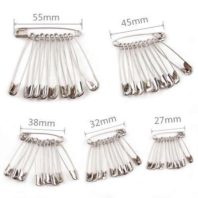 50pcs Safety Pins Sewing Tools Accessory 5 Kinds Size Metal Needles Large Pin Small Brooch YJ379