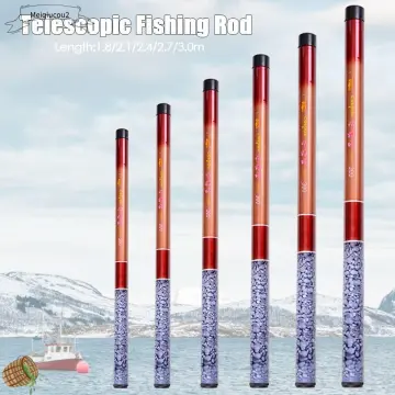 Ultralight Telescopic Fishing Rod Fishing Tackle Carp Feeder Stream Hand  Pole