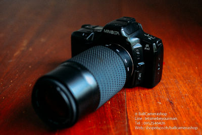 ขายกล้องฟิล์ม Minolta 3xi  Serial 21158794 พร้อมเลนส์ Tokina 100-300mm