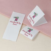 Custom Sewing Labels  Custom Clothing Tags  Name Tags  Handmade labels (FR114) Stickers Labels