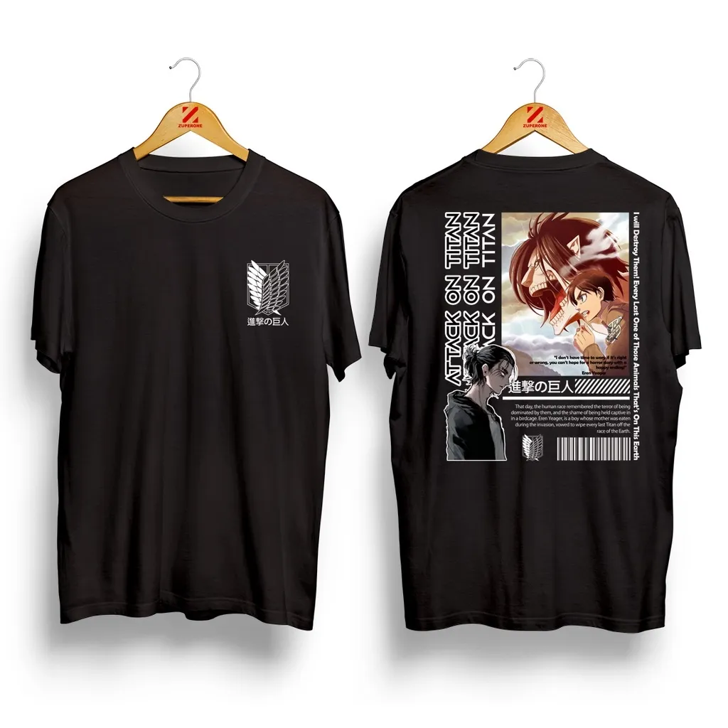 eren yeager t shirt cosplay