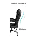BAIERDI Leather Gaming Chair Ergonomic Office Computer Chair High Back Swivel and Height 