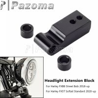 Iron Motorcycle Relocation Bracket Headlight Extension Block For Harley FXST Softail Standard 2020-2022 FXBB Street Bob 18-2022