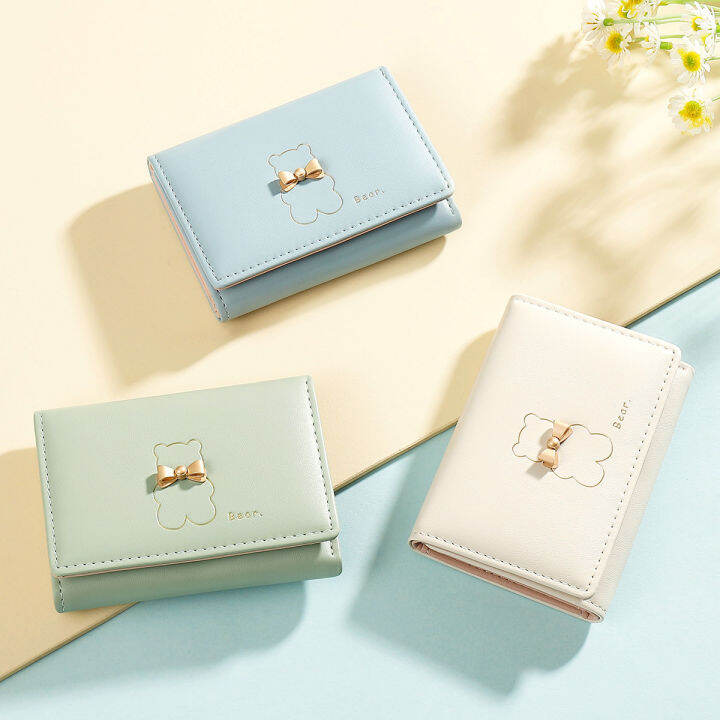 David Jones Paris K'rlot joint name 3 Fold Cute Wallet Card Holder