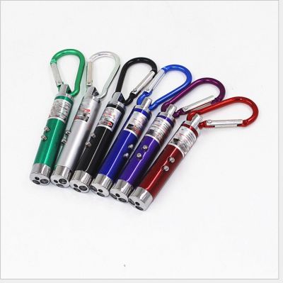 ☽✜ Hot Sale Laser Pointer Laser Toy Cat Laser Pen Keychain Keyring Cat Dog Toy with Cat Chasing Cat Supplies Cat Toys LED White