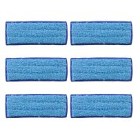 896A 6 Pcs Vacuum Cleaner Replacement Mop Compatible with ava Sweeper Robot Wet Dry Mopping Pads Washable Cloths Vacuum