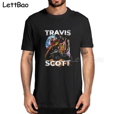 Rapper Travis Scott Tshirt Vintage Hop Loose Retro T Shirt 100% Cotton Gildan