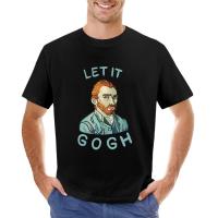 Let It Gogh T-Shirt Cute Tops Kawaii Clothes Summer Clothes T-Shirt For A Plain T Shirts Men