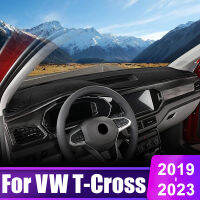 สำหรับ Volkswagen VW T-CROSS TCROSS 2019 2020 2021 2022 2023รถ Dashboard Sun Shade ฝาครอบโต๊ะ Non-Slip Pad อุปกรณ์เสริม