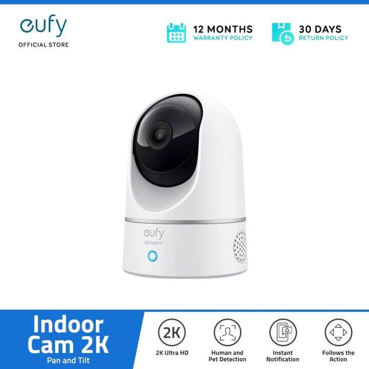 eufy by Anker Security Indoor Cam Pan Tilt Indoor Security Camera CCTV Camera WiFi IP Camera