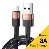 Essager สายไมโคร Usb 3a Samsung สาย Usb สายชาร์จอย่างรวดเร็วสำหรับ Xiaomi 5 Microusb Redmi Data 4 Android