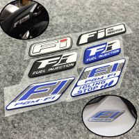 3D Motorcycle Scooter FI EFI Fuel Injection System Logo Reflective Stickers and Decals Decals  Emblems