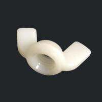 10pcs M4 M5 M6 M8 M10 M12 butterfly nylon nuts thumb croissant nut plastic white color female screw