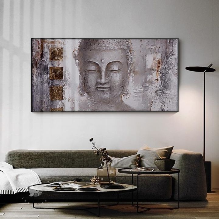 zen-buddha-รูปปั้นภาพวาดผ้าใบโปสเตอร์และภาพพิมพ์ผนังศิลปะอุปกรณ์ตกแต่งบ้านที่ทันสมัยสำนักงานห้องนอนห้องนั่งเล่น-decor