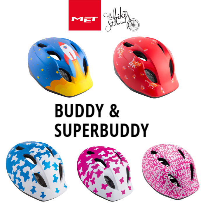 MET Buddy & Super Buddy Helmet for Kids Children Boys Girls Cycling