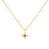 CANNER Personality Creative Stars Necklace For Women 925 Sterling Silver Jewelry Charming Pendant Chain 18K Choker Bijoux Collar