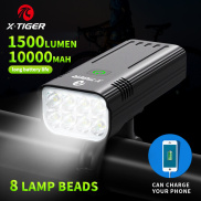 Đèn Xe Đạp Vỏ Nhôm X-TIGER Đèn LED Sạc USB Đèn Pin Chất Lượng Cao Đèn Pha