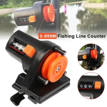 1pcs Fishing Line Counter Meter Meter 0-999m Lenght Counter