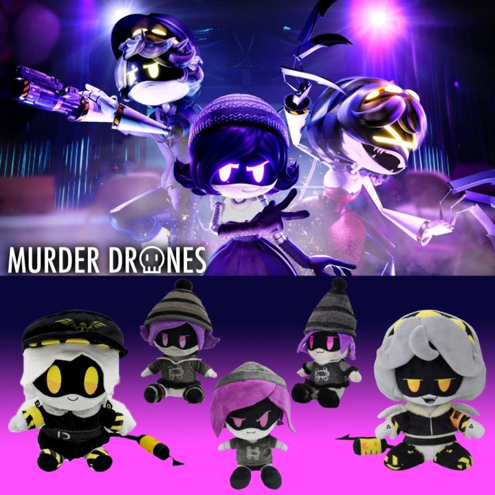 DSFWEF APEIXIN 25CM/9.8IN Game MURDER DRONES 3 Plush Toys /Uzi Doorman ...