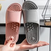 Slippers Female Summer Indoor Home Bathroom Bath Soft Bottom Non-slip Couple Men Massage Sandals Shoes