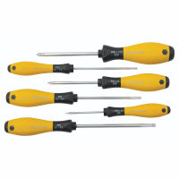 Wiha 30292 6-Piece Slotted and Phillips Screwdriver Set ESD with Soft Finish Grip