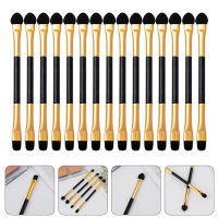 OULII 15pcs อายแชโดว์สองด้าน applicators อายแชโดว์พกพาแปรงผู้หญิงแต่งหน้า