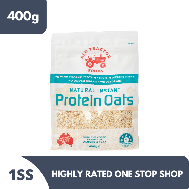 Red Tractor Foods Natural Instant Protein Oats 400g Lazada PH