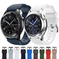 Tali silikon 22mm untuk jam tangan Samsung Galaxy tali silikon 3 45mm/jam tangan Huawei 3/GT2 gelang olahraga lembut untuk Amazfit GTR 47mm Correa