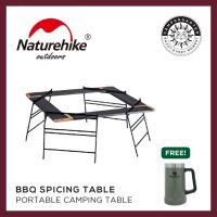 TOP โต๊ะพับ [ส่งฟรี แถมแก้วเบียร์] Naturehike Splicing Table โต๊ะรอบกองไฟ โต๊ะแคมปิ้งแยกชิ้นได้ โต๊ะย่างบาร์บีคิว โต๊ะเหล็กแคมป์ปิ้ง โต๊ะแคมป์ปิ้ง โต๊ะปิคนิค