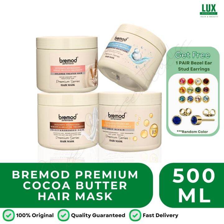 Bremod Premium Intensive Cocoa Butter Hair Mask Deep Moisturizing Hair