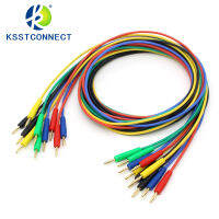 TL040 1.0meter High Quality 18AWG flexible silicone Wire 2mm banana Plug Patch Cord Test Lead