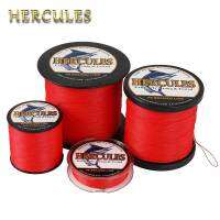 Hercules Fishing Line 6-100LB Braided Line For Carp Fishing 4 Strands Red Multifilament PE Wire 100M-2000M Russia Gifts For Men Fishing Lines