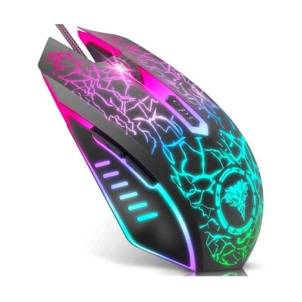 BENGOO Gaming Mouse Wired, USB Optical Computer Mice With RGB Backlit ...