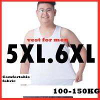 ℡☌ 150KG Mens Oversized vest เสื้อกล้ามผ้าฝ้าย ขนาดใหญ่ ทรงหลวม สำหรับผู้ชาย