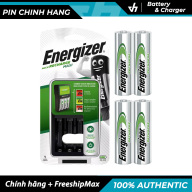 HCMBộ sạc Energizer Charger tự ngắt sạc + 4 pin AA TRAY 2000mAh thumbnail