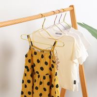 5pcs Clothes Hangers for Children Metal Non-slip Childrens Clothes Hanger Household Bedroom Wardrobe Storage Drying Racks Clothes Hangers Pegs