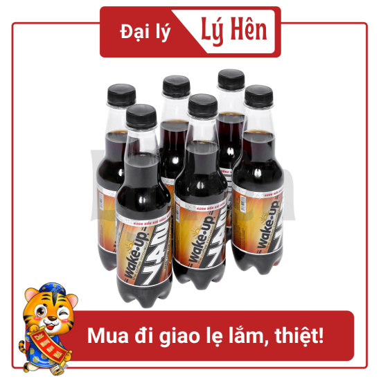 Toàn quốc thùng 24 chai nước tăng lực vị cà phê wake up 247 chai nhựa pep - ảnh sản phẩm 4