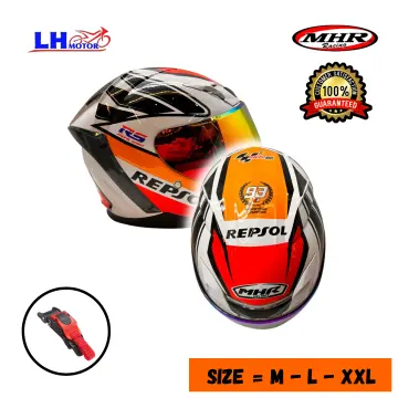 Mhr hot sale repsol helmet