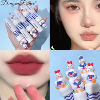 DragonRanee Happy Duck Water Mirror Gloss Lip Glaze Velvet Fog Matte Whitening Lipstick For Girls