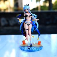 Genshin Impact Kamisato Ayaka Action Figure Swimsuit Bikini Model Dolls Toys For Kids Home Decor Collections