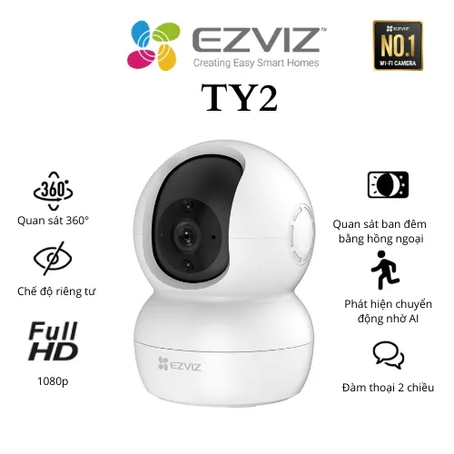 Camera Wifi Dòng EZVIZ CS-TY2 1080P (Bản Nâng Cấp Của C6N) - Hàng Chính Hãng | Lazada.vn