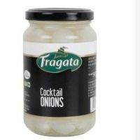 สินค้าสดใหม่ รับรองคุณภาพ  Fragata Cocktail Onions ฟรากาต้า 345 กรัม