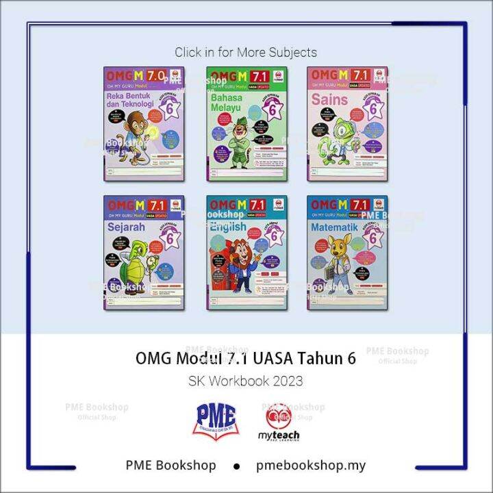 [PME Bookshop] Myteach: OMG Modul 7.1 UASA Tahun 6 (2023) - Buku ...