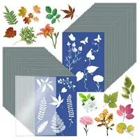 60 Sheets Cyanotype Paper A5 Sunprint Art Kit High Sensitive Sun Paper Nature Sun Printing Kit Drawing Art Paper