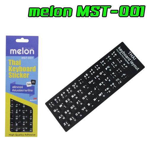 melon-sticker-3m-keyboard-thai-english-แบบ-3m-สติกเกอร์-ภาษาไทย-อังกฤษสำหรับติดคีย์บอร์ด-black