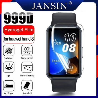 ฟิล์ม สําหรับ Huawei Band 8 ฟิล์มไฮโดรเจลนิ่ม กันรอยหน้าจอ ไม่ใช่กระจกนิรภัย สําหรับ Huawei Band 8 Hauwei Band 8 Band 8 ฟิล์ม 2/4/6 ชิ้น