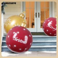 ลูกบอลเป่าลมสำหรับตกแต่งลูกบอลประดับต้นคริสต์มาสอุปกรณ์ตกแต่ง PVC ของขวัญคริสต์มาสตกแต่งกลางแจ้งสีสัน FANGCU272