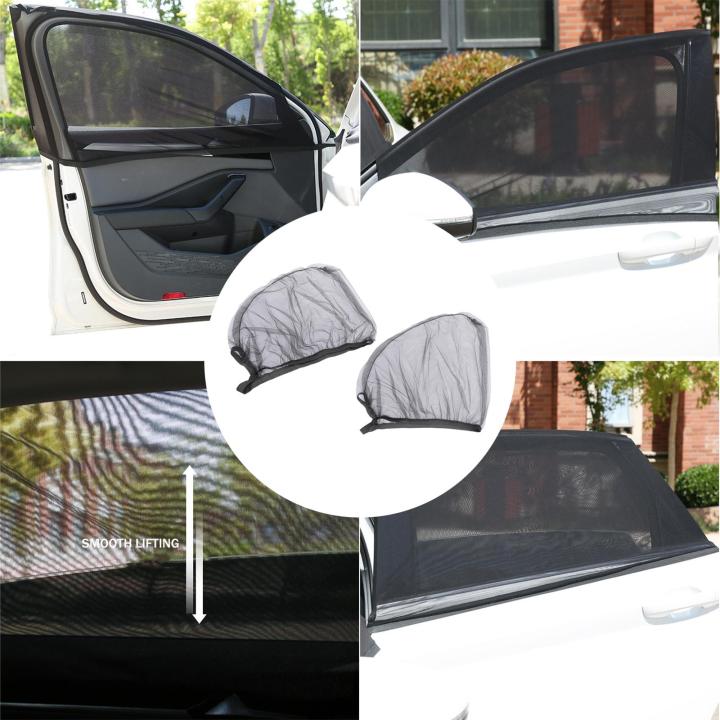 ccgood-กระจกรถยนต์ม่านบังหน้าต่างรถระบายอากาศที่สะดวกสบายหน้าต่างด้านข้างป้องกันรังสียูวีสำหรับรถยนต์