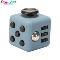 Ls【คลังสินค้าพร้อม】 Zehui Fidget Cube บรรเทาความเครียดและความวิตกกังวลสำหรับเด็กและผู้ใหญ่ (Leaden)1【cod】